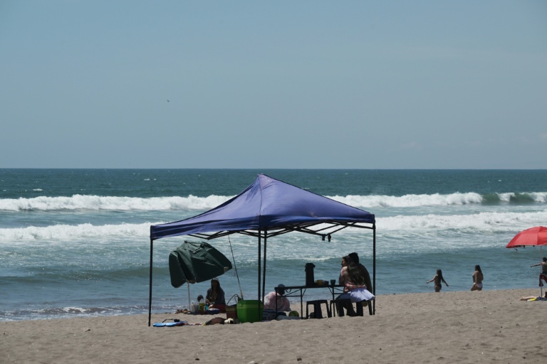 La plage de Las Machas à Arica, au Chili, le 30 novembre 2025
