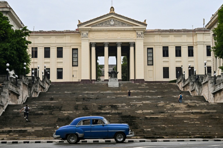 Vue de l'Université de La Havane, à Cuba, le 4 juin 2025