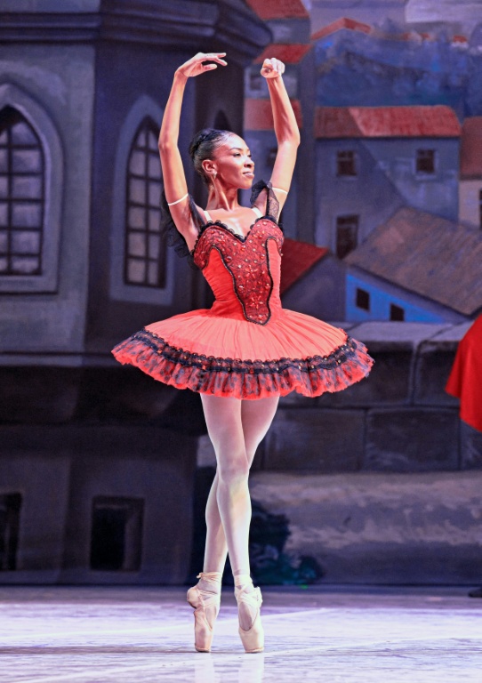 La danseuse Laura Kamila Rojas lors des répétitions du ballet 