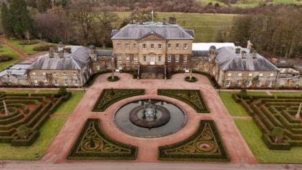 Dumfries House, siège de la fondation du roi Charles III à Cumnock, en Ecosse, le 16 janvier 2026