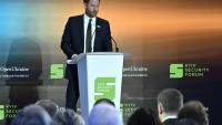 Le prince Harry lors du Forum sur la sécurité à Kiev, le 23 avril 2026 en Ukraine
