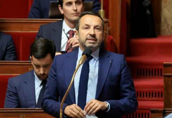 Le vice-président du Rassemblement national et député du Nord, Sébastien Chenu, à l'Assemblée nationale à Paris le 26 mai 2026