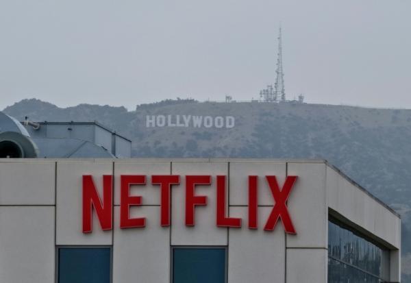 le logo de Netflix à Los Angeles, le 13 mai 2026 