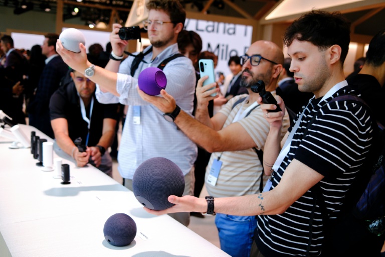 Les nouvelles enceintes connectées Echo d'Amazon, à New York