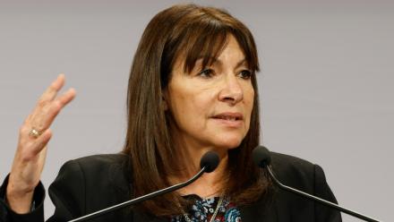 La maire de Paris Anne Hidalgo, le 3 février 2025 à Paris