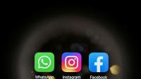 Les logos de Whatsapp, Instagram et Facebook
