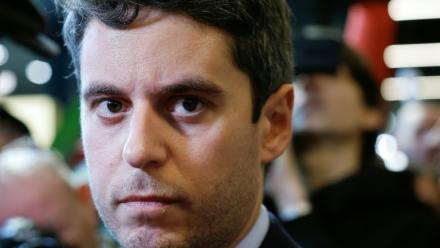 Le secrétaire général de Renaissance, Gabriel Attal, à Paris le 22 février 2026