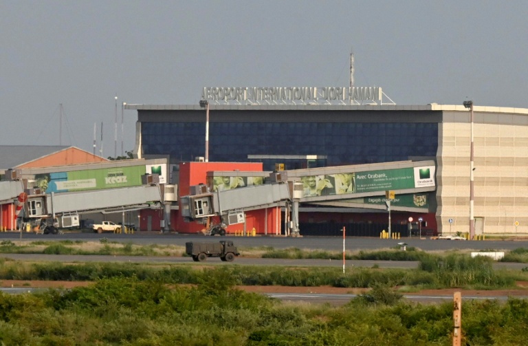 L'aéroport international Diori Hamani à Niamey, au Niger, le 10 septembre 2023