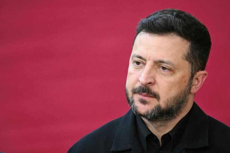 Le président ukrainien Volodymyr Zelensky à Bruxelles, le 18 juin 2026