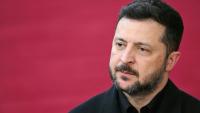 Le président ukrainien Volodymyr Zelensky à Bruxelles, le 18 juin 2026