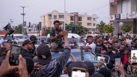 L'influenceur et vidéaste américain IShowSpeed a fait étape à Lagos, dans le cadre de sa tournée africaine, le 21 janvier 2026