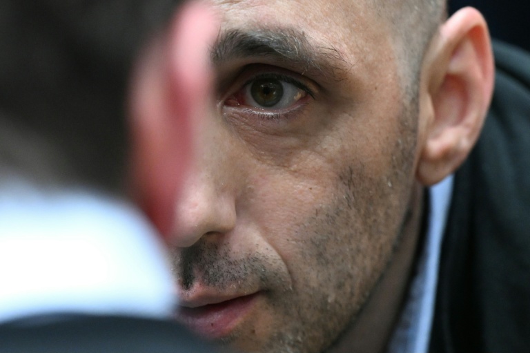Cédric Jubillar au procès du meurtre de son épouse Delphine, le 23 septembre 2025 à la cour d'assises du Tarn, à Albi
