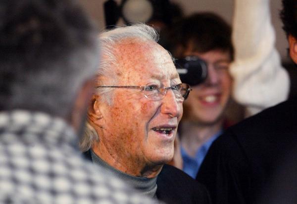 L'ancien homme d'affaires André Guelfi, dit "Dédé La Sardine", le 17 mars 2003 au palais de justice de Paris