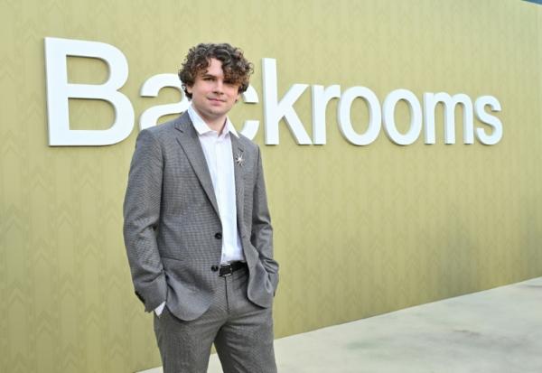 e créateur américain de contenu Kane Parsons assiste à la projection spéciale de "Backrooms" à Santa Monica, le 7 mai 2026 en Californie