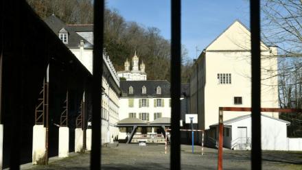 Vue du collège "Le beau rameau", à Lestelle-Bétharram, le 18 mars 2025