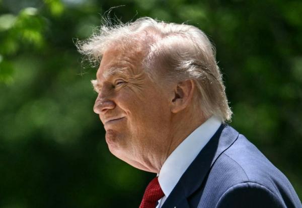 Donald Trump lors d'un événement pour la Fête des Mères à la Maison Blanche le 8 mai 2026