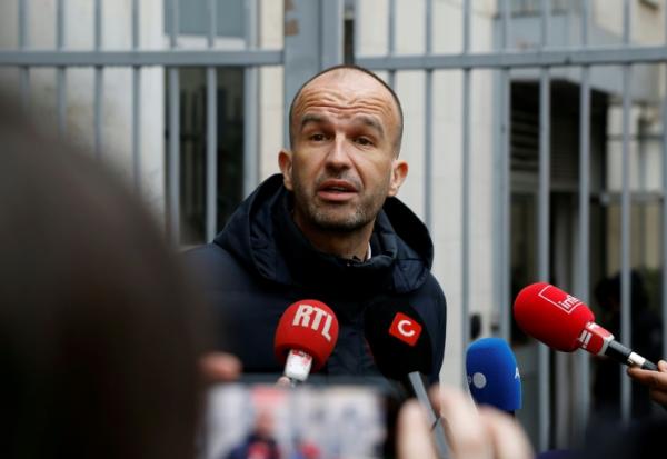 Manuel Bompard, coordinateur national de La France insoumise, à Paris le 18 février 2026