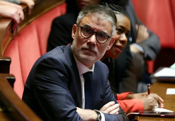 Le Premier secrétaire du PS Olivier Faure le 2 décembre 2025 à l'Assemblée nationale à Paris
