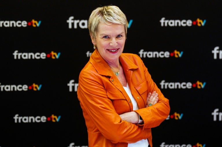 La journaliste Élise Lucet à Paris le 8 juiller 2025