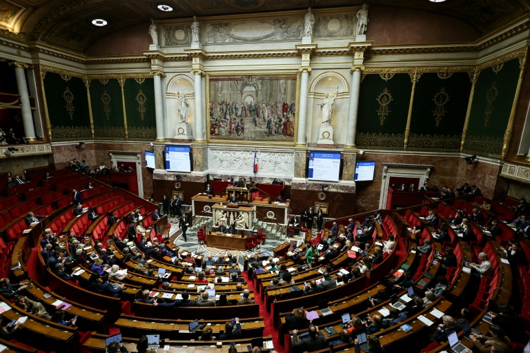 Début de l'examen du budget à l'Assemblée nationale, le 24 octobre 2025 à Paris