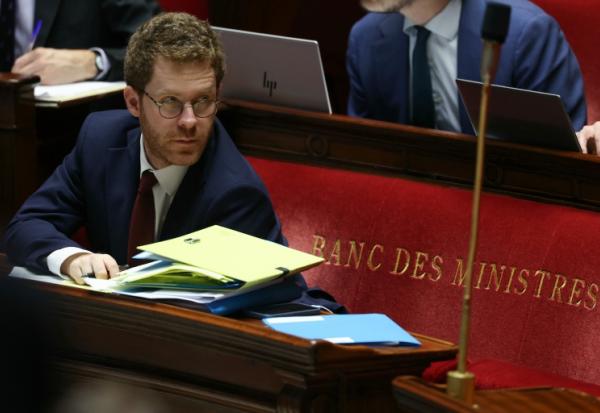 Le ministre des Comptes publics, David Amiel, le 14 octobre 2026 à l'Assemblée nationale à Paris 