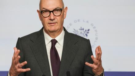 Le ministre de l'Economie Roland Lescure, à Paris le 1er octobre 2026.