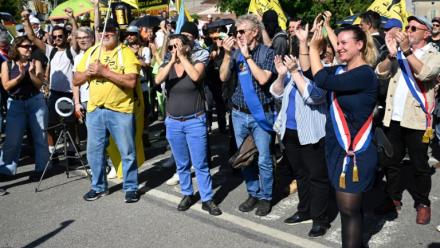 La "Manif du futur" à Bure, dans la Meuse, le 20 septembre 2025