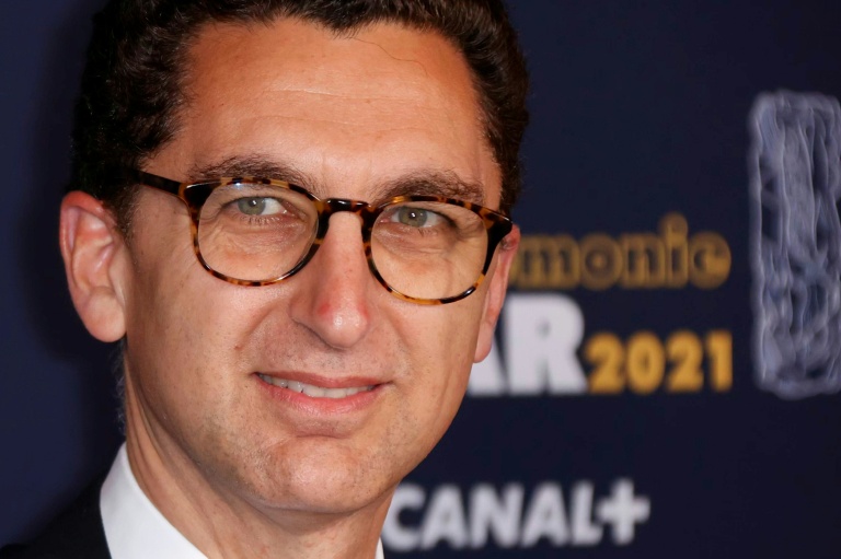 Le patron de Canal+, Maxime Saada, le 12 mars 2021 à Paris
