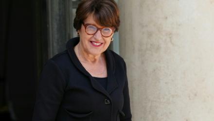 La ministre de l'Agriculture Annie Genevard à l'Elysée à Paris le 22 juillet 2026