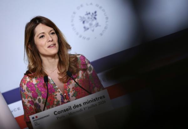 La ministre déléguée à l'Energie et porte-parole du gouvernement Maud Bregeon, le 1er juillet 2026 à Paris