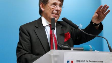 L'économiste Philippe Chalmin à Paris le 13 novembre 2012