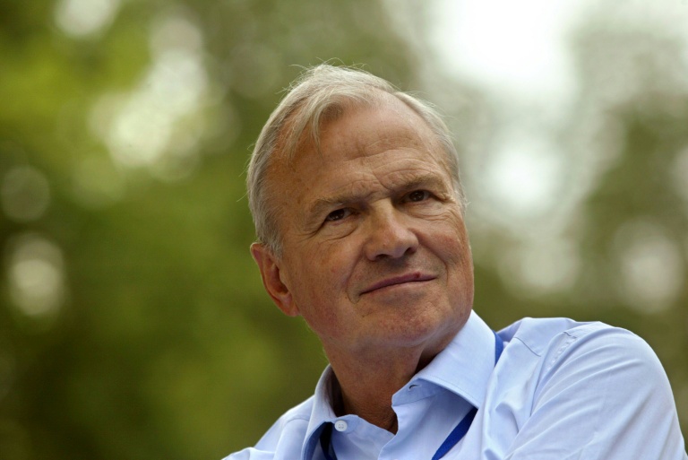 Claude Bébéar, fondateur de l'assureur Axa, le 28 août 2003 à Jouy-en-Josas, près de Paris