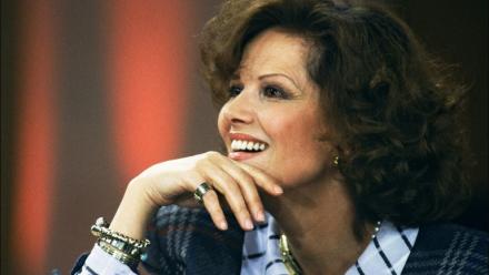 L'actrice Claudia Cardinale, le 17 mars 1987 à Paris