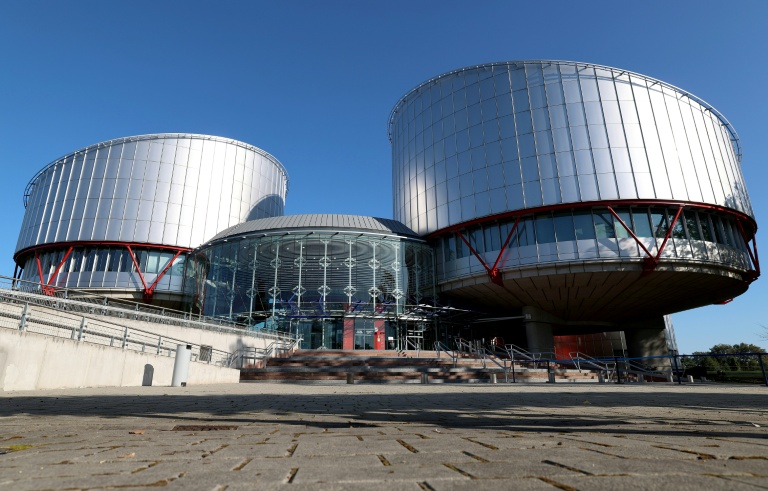 La Cour européenne des droits de l'homme (CEDH) à Strasbourg, le 27 septembre 2023