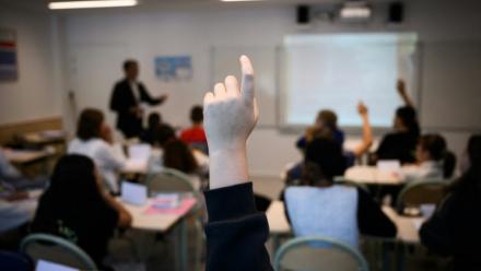 Une classe de collège à Lorient le 5 septembre 2024