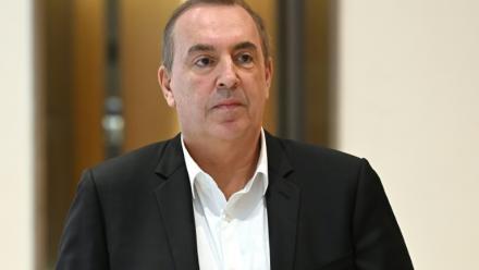 L'animateur Jean-Marc Morandini arrive au tribunal de Paris, le 24 octobre 2022