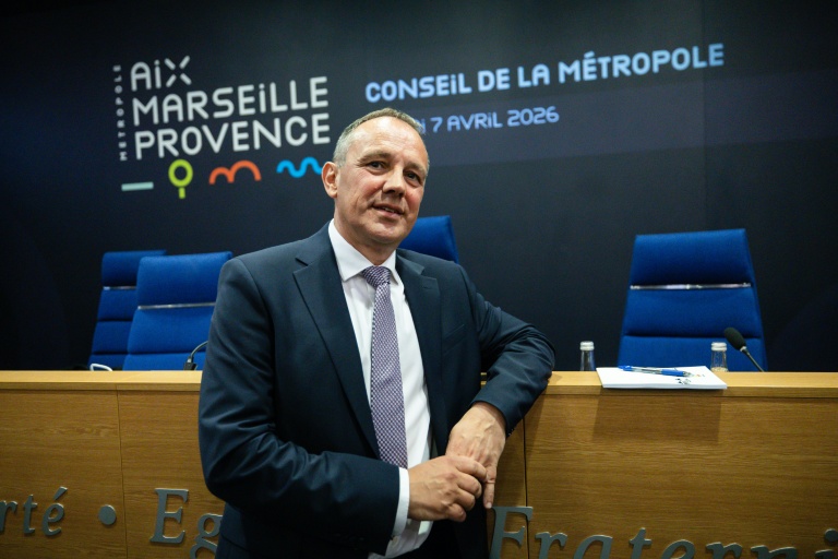 Nicolas Isnard, président de la métropole Aix-Marseille-Provence, à Marseille le 7 avril 2026