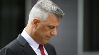 Hashim Thaçi, après sa démission de ses fonctions de président du Kosovo, à Pristina le 5 novembre 2020