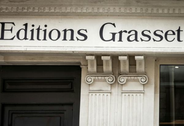 Les éditions Grasset à Paris, le 16 avril 2026