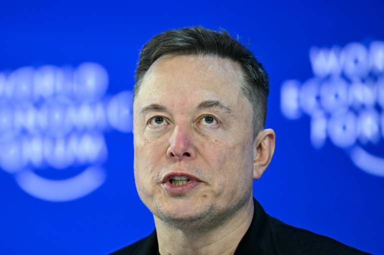 Elon Musk à Davos en Suisse le 22 janvier 2026