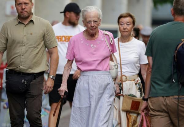 L'ancienne reine danoise Margrethe, à Cahors, le 8 août 2026 