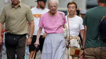 L'ancienne reine danoise Margrethe, à Cahors, le 8 août 2026 