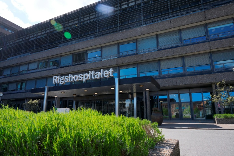 L'hôpital Rigshospitalet où la reine Margrethe de Danemark a été admise pour une douleur à la poitrine, le 14 mai 2026 à Copenhague