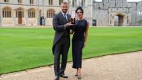 David Beckham et son épouse Victoria au château de Windsor le 4 novembre 2025