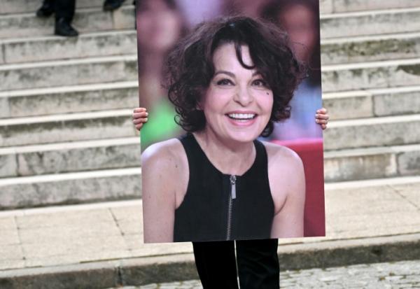 Le portrait d'Isabelle Mergault, au cimetière du Père-Lachaise, Paris, le 30 mars 2026