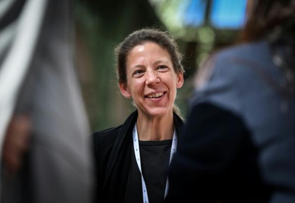 La fondatrice et PDG de The Exploration Company (TEC) Hélène Huby, lors du sommet international sur l'Espace, le 10 septembre 2026 à Paris