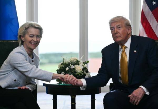 Les eurodéputés veulent suspendre la mise en oeuvre de l'accord commercial conclu l'été dernier entre l'UE et les Etats-Unis