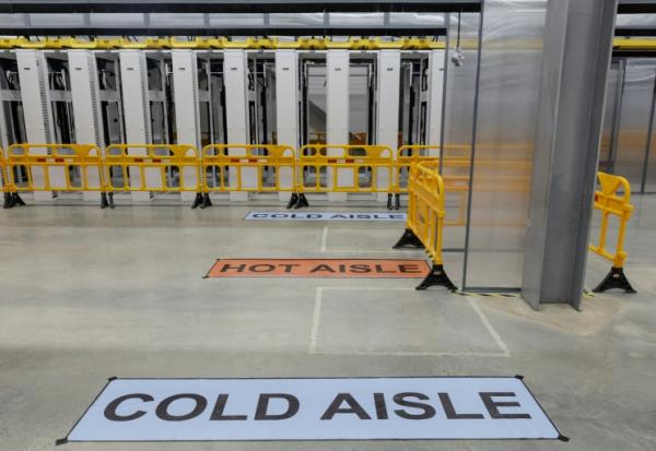 Le centre de données Microsoft à Karawang, dans l'ouest de Java, le 4 février 2026 en Indonésie