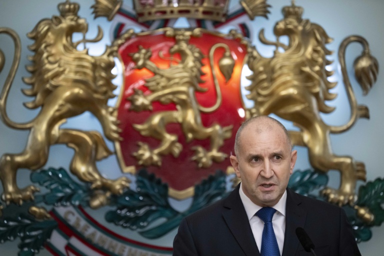 Le président bulgare annonce sa démission à Sofia en Bulgarie, le 19 janvier 2026