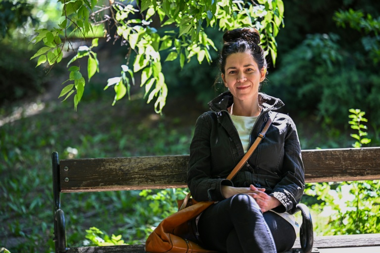 L'ex-journaliste Aranka Szavuly, le 29 mai 2026 à Budapest